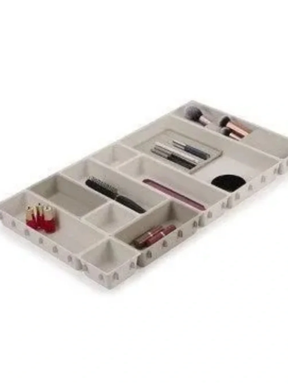 NIB Joseph Joseph Drawer Organizer Tray Beige Storage for Makeup and Accessories